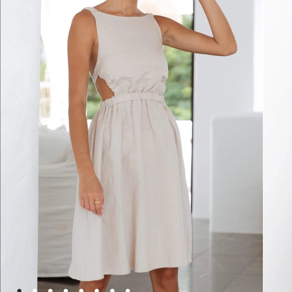 Beige Dress- NEW NEVER WORN